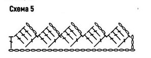 схема вязания крючком