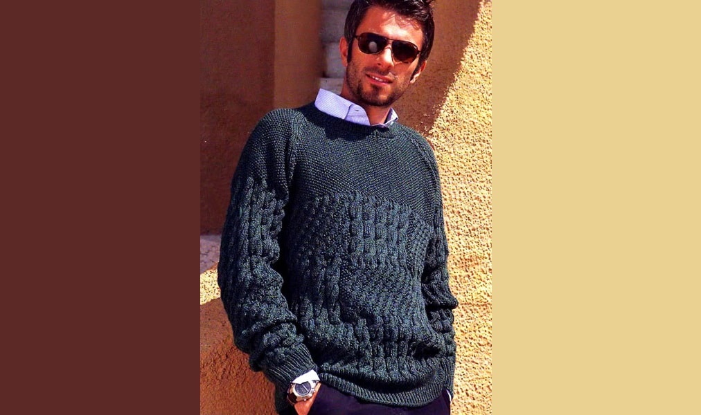 Мужской пуловер реглан